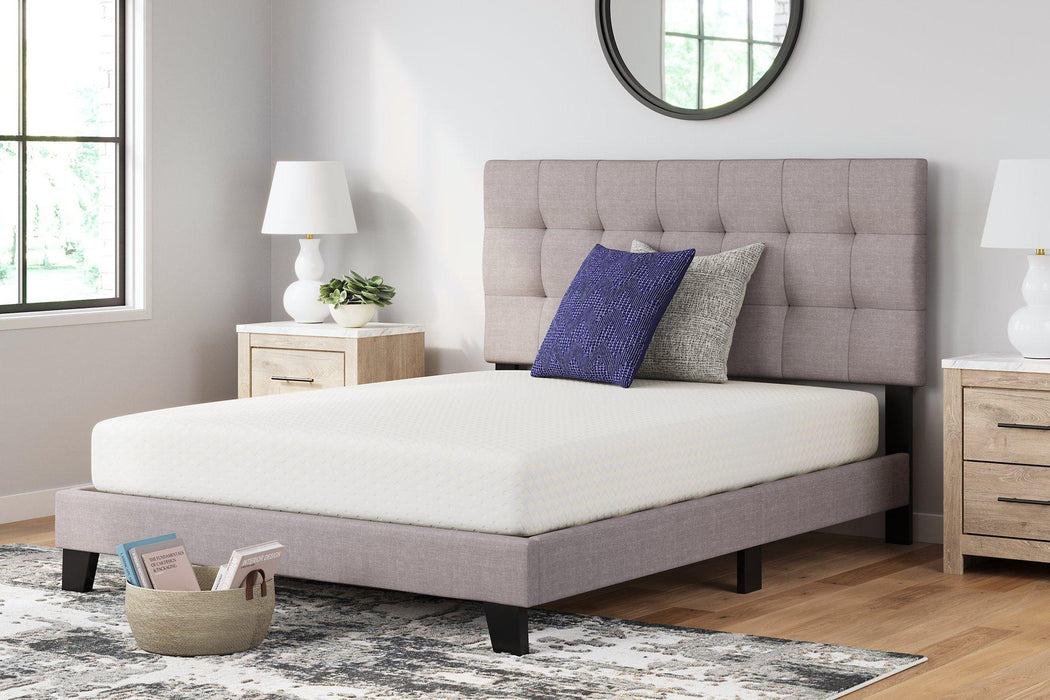 Chime 8 Inch Memory Foam Mattress in a Box - Premium Mattress from Ashley Furniture - Just $245.57! Shop now at Furniture Wholesale Plus  We are the best furniture store in Nashville, Hendersonville, Goodlettsville, Madison, Antioch, Mount Juliet, Lebanon, Gallatin, Springfield, Murfreesboro, Franklin, Brentwood