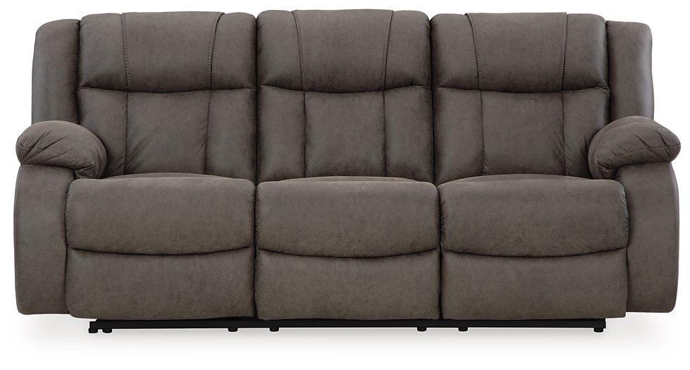 First Base Reclining Sofa - Premium Sofa from Ashley Furniture - Just $674.04! Shop now at Furniture Wholesale Plus  We are the best furniture store in Nashville, Hendersonville, Goodlettsville, Madison, Antioch, Mount Juliet, Lebanon, Gallatin, Springfield, Murfreesboro, Franklin, Brentwood