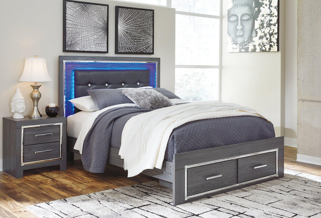 Lodanna Bed with 2 Storage Drawers - Premium Bed from Ashley Furniture - Just $591.28! Shop now at Furniture Wholesale Plus  We are the best furniture store in Nashville, Hendersonville, Goodlettsville, Madison, Antioch, Mount Juliet, Lebanon, Gallatin, Springfield, Murfreesboro, Franklin, Brentwood