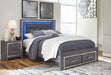 Lodanna Bed with 2 Storage Drawers - Premium Bed from Ashley Furniture - Just $591.28! Shop now at Furniture Wholesale Plus  We are the best furniture store in Nashville, Hendersonville, Goodlettsville, Madison, Antioch, Mount Juliet, Lebanon, Gallatin, Springfield, Murfreesboro, Franklin, Brentwood