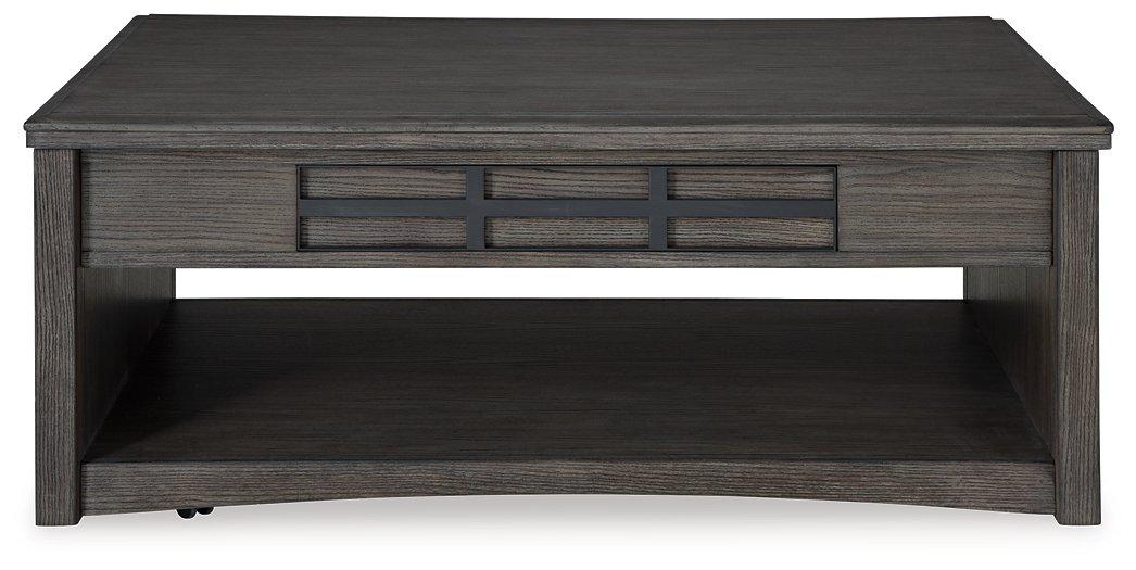 Montillan Lift-Top Coffee Table - Premium Cocktail Table Lift from Ashley Furniture - Just $370.95! Shop now at Furniture Wholesale Plus  We are the best furniture store in Nashville, Hendersonville, Goodlettsville, Madison, Antioch, Mount Juliet, Lebanon, Gallatin, Springfield, Murfreesboro, Franklin, Brentwood