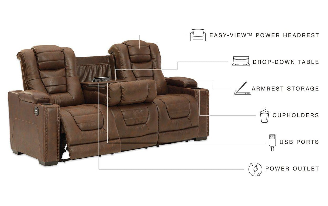 Owner's Box Power Reclining Sofa - Premium Sofa from Ashley Furniture - Just $1274.27! Shop now at Furniture Wholesale Plus  We are the best furniture store in Nashville, Hendersonville, Goodlettsville, Madison, Antioch, Mount Juliet, Lebanon, Gallatin, Springfield, Murfreesboro, Franklin, Brentwood