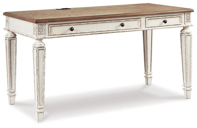 Realyn 2-Piece Home Office Desk - Premium Desk from Ashley Furniture - Just $726.02! Shop now at Furniture Wholesale Plus  We are the best furniture store in Nashville, Hendersonville, Goodlettsville, Madison, Antioch, Mount Juliet, Lebanon, Gallatin, Springfield, Murfreesboro, Franklin, Brentwood