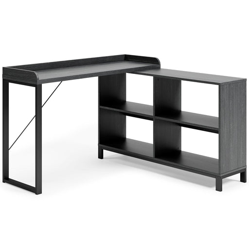 Yarlow Home Office L-Desk - Premium Desk from Ashley Furniture - Just $190.14! Shop now at Furniture Wholesale Plus  We are the best furniture store in Nashville, Hendersonville, Goodlettsville, Madison, Antioch, Mount Juliet, Lebanon, Gallatin, Springfield, Murfreesboro, Franklin, Brentwood