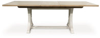 Shaybrock Dining Extension Table - Premium Dining Table from Ashley Furniture - Just $538.97! Shop now at Furniture Wholesale Plus  We are the best furniture store in Nashville, Hendersonville, Goodlettsville, Madison, Antioch, Mount Juliet, Lebanon, Gallatin, Springfield, Murfreesboro, Franklin, Brentwood