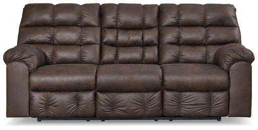 Derwin Reclining Sofa with Drop Down Table - Premium Sofa from Ashley Furniture - Just $818.80! Shop now at Furniture Wholesale Plus  We are the best furniture store in Nashville, Hendersonville, Goodlettsville, Madison, Antioch, Mount Juliet, Lebanon, Gallatin, Springfield, Murfreesboro, Franklin, Brentwood