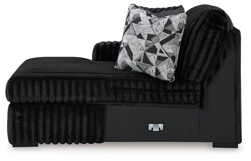 Midnight-Madness Sectional Sofa with Chaise - Premium Chofa from Ashley Furniture - Just $1188.84! Shop now at Furniture Wholesale Plus  We are the best furniture store in Nashville, Hendersonville, Goodlettsville, Madison, Antioch, Mount Juliet, Lebanon, Gallatin, Springfield, Murfreesboro, Franklin, Brentwood