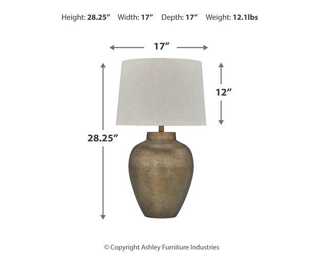 Madney Lamp Set - Premium Table Lamp Set from Ashley Furniture - Just $251.12! Shop now at Furniture Wholesale Plus  We are the best furniture store in Nashville, Hendersonville, Goodlettsville, Madison, Antioch, Mount Juliet, Lebanon, Gallatin, Springfield, Murfreesboro, Franklin, Brentwood