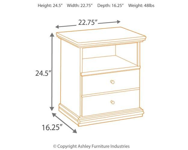 Maribel Nightstand - Premium Nightstand from Ashley Furniture - Just $172.95! Shop now at Furniture Wholesale Plus  We are the best furniture store in Nashville, Hendersonville, Goodlettsville, Madison, Antioch, Mount Juliet, Lebanon, Gallatin, Springfield, Murfreesboro, Franklin, Brentwood