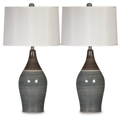 Niobe Table Lamp (Set of 2) - Premium Table Lamp Pair from Ashley Furniture - Just $143.22! Shop now at Furniture Wholesale Plus  We are the best furniture store in Nashville, Hendersonville, Goodlettsville, Madison, Antioch, Mount Juliet, Lebanon, Gallatin, Springfield, Murfreesboro, Franklin, Brentwood