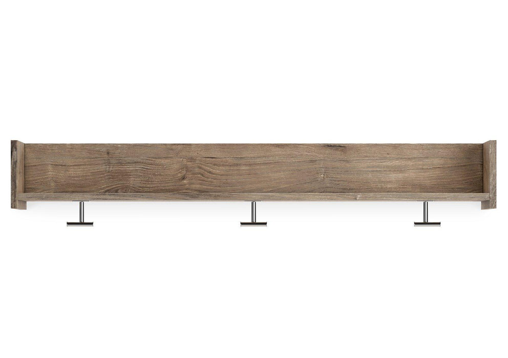 Oliah Wall Mounted Coat Rack with Shelf - Premium EA Furniture from Ashley Furniture - Just $65.99! Shop now at Furniture Wholesale Plus  We are the best furniture store in Nashville, Hendersonville, Goodlettsville, Madison, Antioch, Mount Juliet, Lebanon, Gallatin, Springfield, Murfreesboro, Franklin, Brentwood