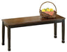 Owingsville Dining Bench - Premium Bench from Ashley Furniture - Just $92.51! Shop now at Furniture Wholesale Plus  We are the best furniture store in Nashville, Hendersonville, Goodlettsville, Madison, Antioch, Mount Juliet, Lebanon, Gallatin, Springfield, Murfreesboro, Franklin, Brentwood