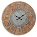 Payson Wall Clock - Premium Clock from Ashley Furniture - Just $120.37! Shop now at Furniture Wholesale Plus  We are the best furniture store in Nashville, Hendersonville, Goodlettsville, Madison, Antioch, Mount Juliet, Lebanon, Gallatin, Springfield, Murfreesboro, Franklin, Brentwood