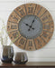 Payson Wall Clock - Premium Clock from Ashley Furniture - Just $120.37! Shop now at Furniture Wholesale Plus  We are the best furniture store in Nashville, Hendersonville, Goodlettsville, Madison, Antioch, Mount Juliet, Lebanon, Gallatin, Springfield, Murfreesboro, Franklin, Brentwood