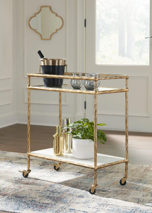 Plattfield Bar Cart - Premium Bar Cart from Ashley Furniture - Just $226.19! Shop now at Furniture Wholesale Plus  We are the best furniture store in Nashville, Hendersonville, Goodlettsville, Madison, Antioch, Mount Juliet, Lebanon, Gallatin, Springfield, Murfreesboro, Franklin, Brentwood