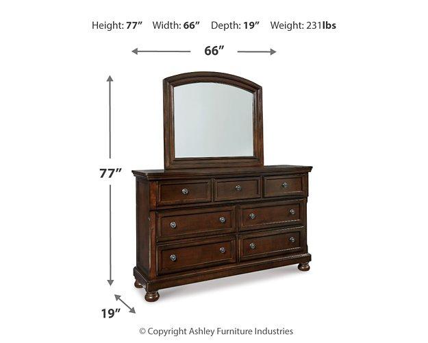 Porter Dresser and Mirror - Premium Dresser & Mirror from Ashley Furniture - Just $988.04! Shop now at Furniture Wholesale Plus  We are the best furniture store in Nashville, Hendersonville, Goodlettsville, Madison, Antioch, Mount Juliet, Lebanon, Gallatin, Springfield, Murfreesboro, Franklin, Brentwood