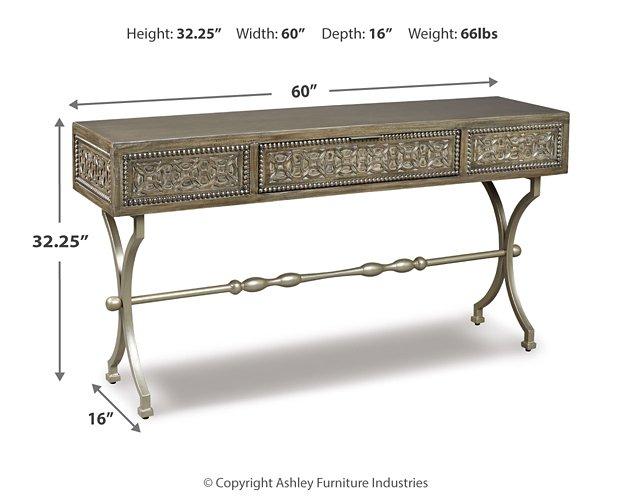 Quinnland Sofa/Console Table - Premium Console Table from Ashley Furniture - Just $385.97! Shop now at Furniture Wholesale Plus  We are the best furniture store in Nashville, Hendersonville, Goodlettsville, Madison, Antioch, Mount Juliet, Lebanon, Gallatin, Springfield, Murfreesboro, Franklin, Brentwood