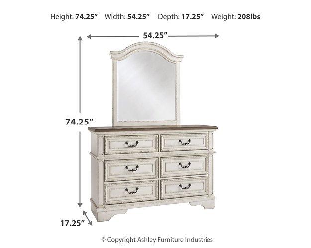 Realyn Dresser and Mirror - Premium Dresser & Mirror from Ashley Furniture - Just $828.57! Shop now at Furniture Wholesale Plus  We are the best furniture store in Nashville, Hendersonville, Goodlettsville, Madison, Antioch, Mount Juliet, Lebanon, Gallatin, Springfield, Murfreesboro, Franklin, Brentwood