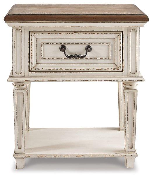 Realyn Nightstand - Premium Nightstand from Ashley Furniture - Just $227.26! Shop now at Furniture Wholesale Plus  We are the best furniture store in Nashville, Hendersonville, Goodlettsville, Madison, Antioch, Mount Juliet, Lebanon, Gallatin, Springfield, Murfreesboro, Franklin, Brentwood