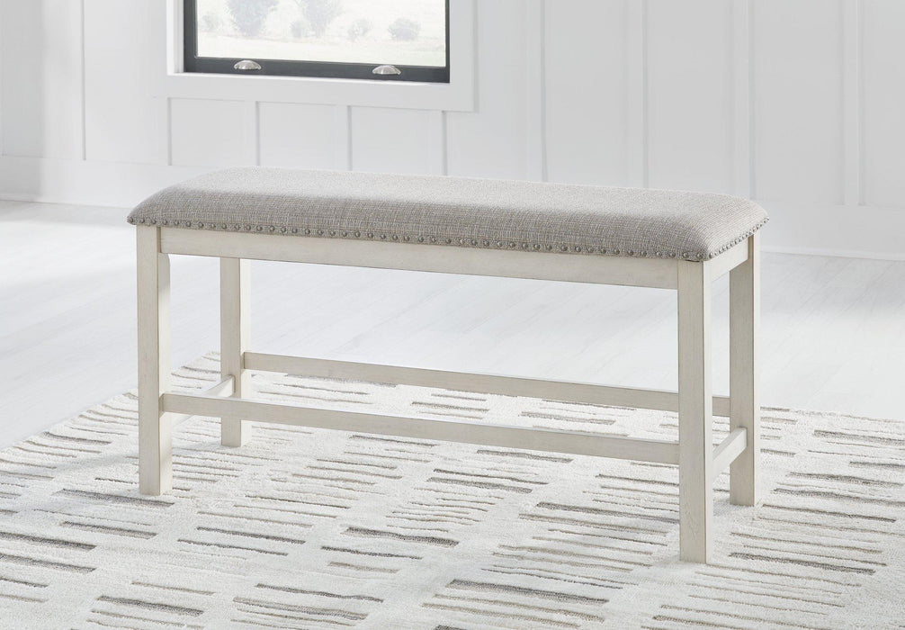 Robbinsdale 49" Counter Height Dining Bench - Premium Bench from Ashley Furniture - Just $164.91! Shop now at Furniture Wholesale Plus  We are the best furniture store in Nashville, Hendersonville, Goodlettsville, Madison, Antioch, Mount Juliet, Lebanon, Gallatin, Springfield, Murfreesboro, Franklin, Brentwood