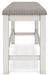 Robbinsdale 49" Counter Height Dining Bench - Premium Bench from Ashley Furniture - Just $164.91! Shop now at Furniture Wholesale Plus  We are the best furniture store in Nashville, Hendersonville, Goodlettsville, Madison, Antioch, Mount Juliet, Lebanon, Gallatin, Springfield, Murfreesboro, Franklin, Brentwood