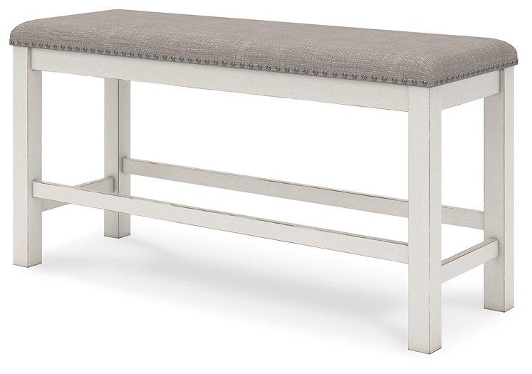 Robbinsdale 49" Counter Height Dining Bench - Premium Bench from Ashley Furniture - Just $164.91! Shop now at Furniture Wholesale Plus  We are the best furniture store in Nashville, Hendersonville, Goodlettsville, Madison, Antioch, Mount Juliet, Lebanon, Gallatin, Springfield, Murfreesboro, Franklin, Brentwood