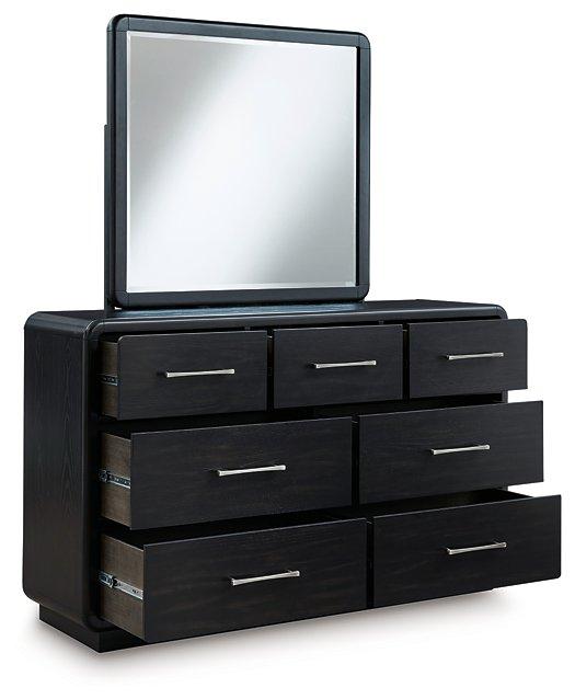 Rowanbeck Dresser and Mirror - Premium Dresser & Mirror from Ashley Furniture - Just $931.15! Shop now at Furniture Wholesale Plus  We are the best furniture store in Nashville, Hendersonville, Goodlettsville, Madison, Antioch, Mount Juliet, Lebanon, Gallatin, Springfield, Murfreesboro, Franklin, Brentwood