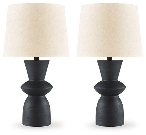 Scarbot Table Lamp (Set of 2) - Premium Table Lamp Pair from Ashley Furniture - Just $107.91! Shop now at Furniture Wholesale Plus  We are the best furniture store in Nashville, Hendersonville, Goodlettsville, Madison, Antioch, Mount Juliet, Lebanon, Gallatin, Springfield, Murfreesboro, Franklin, Brentwood