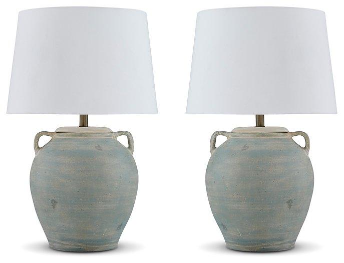 Shawburg Lamp Set - Premium Table Lamp Set from Ashley Furniture - Just $268.78! Shop now at Furniture Wholesale Plus  We are the best furniture store in Nashville, Hendersonville, Goodlettsville, Madison, Antioch, Mount Juliet, Lebanon, Gallatin, Springfield, Murfreesboro, Franklin, Brentwood