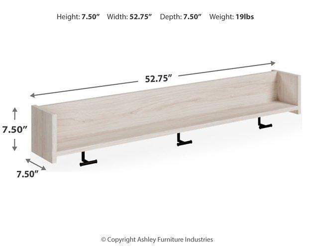 Socalle Wall Mounted Coat Rack with Shelf - Premium EA Furniture from Ashley Furniture - Just $65.99! Shop now at Furniture Wholesale Plus  We are the best furniture store in Nashville, Hendersonville, Goodlettsville, Madison, Antioch, Mount Juliet, Lebanon, Gallatin, Springfield, Murfreesboro, Franklin, Brentwood