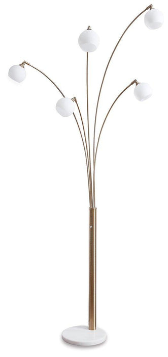 Taliya Arc Lamp - Premium Floor Lamp from Ashley Furniture - Just $252.67! Shop now at Furniture Wholesale Plus  We are the best furniture store in Nashville, Hendersonville, Goodlettsville, Madison, Antioch, Mount Juliet, Lebanon, Gallatin, Springfield, Murfreesboro, Franklin, Brentwood