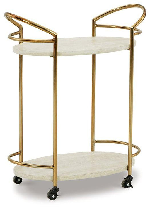 Tarica Bar Cart - Premium Bar Cart from Ashley Furniture - Just $162.64! Shop now at Furniture Wholesale Plus  We are the best furniture store in Nashville, Hendersonville, Goodlettsville, Madison, Antioch, Mount Juliet, Lebanon, Gallatin, Springfield, Murfreesboro, Franklin, Brentwood