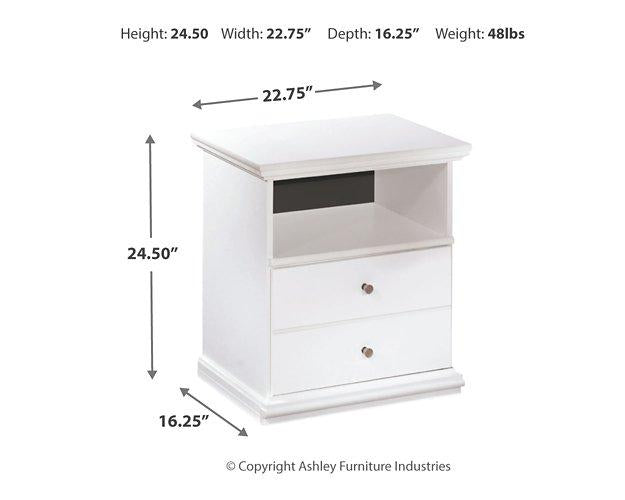 Bostwick Shoals Nightstand - Premium Nightstand from Ashley Furniture - Just $172.95! Shop now at Furniture Wholesale Plus  We are the best furniture store in Nashville, Hendersonville, Goodlettsville, Madison, Antioch, Mount Juliet, Lebanon, Gallatin, Springfield, Murfreesboro, Franklin, Brentwood