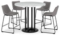 Centiar Counter Height Dining Set - Premium Barstool Set from Ashley Furniture - Just $474.62! Shop now at Furniture Wholesale Plus  We are the best furniture store in Nashville, Hendersonville, Goodlettsville, Madison, Antioch, Mount Juliet, Lebanon, Gallatin, Springfield, Murfreesboro, Franklin, Brentwood