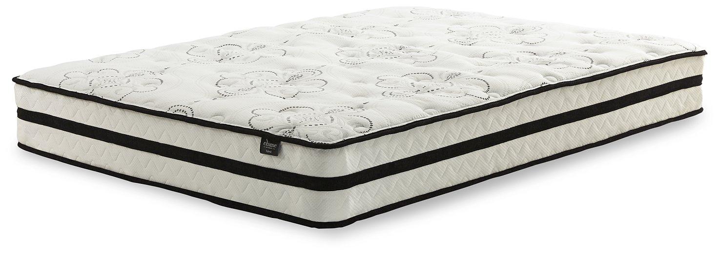 Chime 10 Inch Hybrid Mattress Set - Premium Mattress Set from Ashley Furniture - Just $429.28! Shop now at Furniture Wholesale Plus  We are the best furniture store in Nashville, Hendersonville, Goodlettsville, Madison, Antioch, Mount Juliet, Lebanon, Gallatin, Springfield, Murfreesboro, Franklin, Brentwood