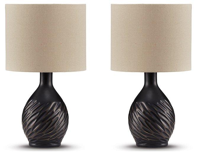 Garinton Lamp Set - Premium Table Lamp Set from Ashley Furniture - Just $106.36! Shop now at Furniture Wholesale Plus  We are the best furniture store in Nashville, Hendersonville, Goodlettsville, Madison, Antioch, Mount Juliet, Lebanon, Gallatin, Springfield, Murfreesboro, Franklin, Brentwood