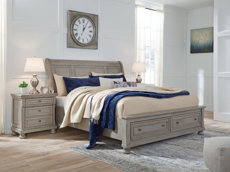 Lettner Bed with 2 Storage Drawers - Premium Bed from Ashley Furniture - Just $1013.61! Shop now at Furniture Wholesale Plus  We are the best furniture store in Nashville, Hendersonville, Goodlettsville, Madison, Antioch, Mount Juliet, Lebanon, Gallatin, Springfield, Murfreesboro, Franklin, Brentwood