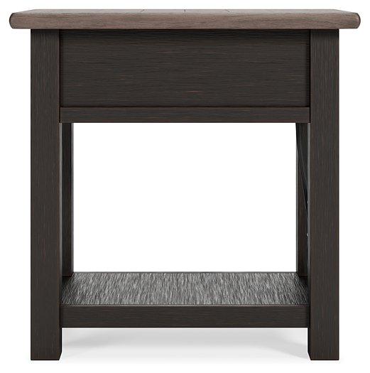 Tyler Creek Chairside End Table - Premium End Table from Ashley Furniture - Just $152.04! Shop now at Furniture Wholesale Plus  We are the best furniture store in Nashville, Hendersonville, Goodlettsville, Madison, Antioch, Mount Juliet, Lebanon, Gallatin, Springfield, Murfreesboro, Franklin, Brentwood