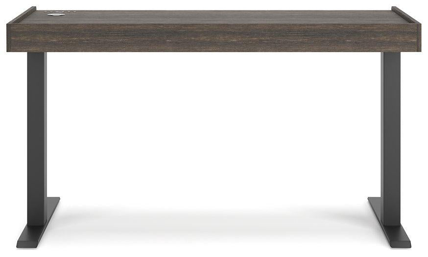 Zendex 55" Adjustable Height Desk - Premium Desk from Ashley Furniture - Just $574.99! Shop now at Furniture Wholesale Plus  We are the best furniture store in Nashville, Hendersonville, Goodlettsville, Madison, Antioch, Mount Juliet, Lebanon, Gallatin, Springfield, Murfreesboro, Franklin, Brentwood