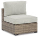 Calworth Outdoor Armless Chair with Cushion (Set of 2) - Premium Outdoor Seating from Ashley Furniture - Just $345.20! Shop now at Furniture Wholesale Plus  We are the best furniture store in Nashville, Hendersonville, Goodlettsville, Madison, Antioch, Mount Juliet, Lebanon, Gallatin, Springfield, Murfreesboro, Franklin, Brentwood