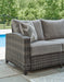 Oasis Court Outdoor Sofa/Chairs/Table Set (Set of 4) - Premium Outdoor Seating Set from Ashley Furniture - Just $1517.08! Shop now at Furniture Wholesale Plus  We are the best furniture store in Nashville, Hendersonville, Goodlettsville, Madison, Antioch, Mount Juliet, Lebanon, Gallatin, Springfield, Murfreesboro, Franklin, Brentwood