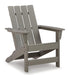 Visola Outdoor Adirondack Chair Set with End Table - Premium Outdoor Seating Set from Ashley Furniture - Just $641.50! Shop now at Furniture Wholesale Plus  We are the best furniture store in Nashville, Hendersonville, Goodlettsville, Madison, Antioch, Mount Juliet, Lebanon, Gallatin, Springfield, Murfreesboro, Franklin, Brentwood