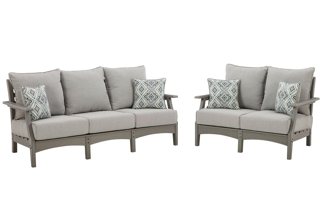 Visola Outdoor Set - Premium Outdoor Seating Set from Ashley Furniture - Just $2244.42! Shop now at Furniture Wholesale Plus  We are the best furniture store in Nashville, Hendersonville, Goodlettsville, Madison, Antioch, Mount Juliet, Lebanon, Gallatin, Springfield, Murfreesboro, Franklin, Brentwood