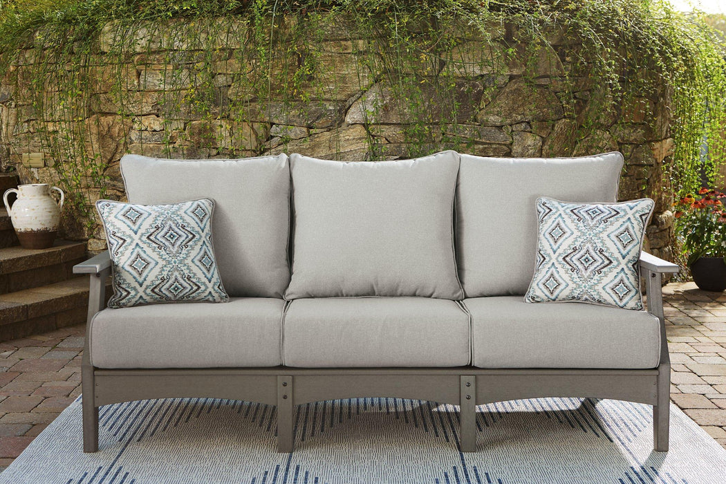 Visola Outdoor Sofa with Cushion - Premium Outdoor Seating from Ashley Furniture - Just $1274.27! Shop now at Furniture Wholesale Plus  We are the best furniture store in Nashville, Hendersonville, Goodlettsville, Madison, Antioch, Mount Juliet, Lebanon, Gallatin, Springfield, Murfreesboro, Franklin, Brentwood