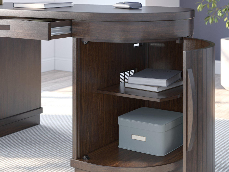 Korestone Home Office Set - Premium Home Office Set from Ashley Furniture - Just $953.28! Shop now at Furniture Wholesale Plus  We are the best furniture store in Nashville, Hendersonville, Goodlettsville, Madison, Antioch, Mount Juliet, Lebanon, Gallatin, Springfield, Murfreesboro, Franklin, Brentwood