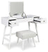 Thadamere Vanity with Stool - Premium Vanity from Ashley Furniture - Just $267.25! Shop now at Furniture Wholesale Plus  We are the best furniture store in Nashville, Hendersonville, Goodlettsville, Madison, Antioch, Mount Juliet, Lebanon, Gallatin, Springfield, Murfreesboro, Franklin, Brentwood