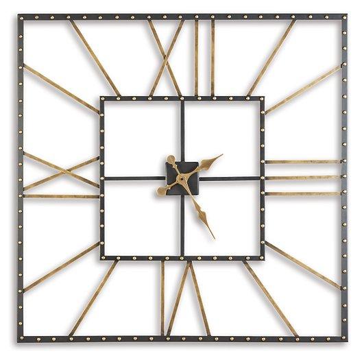 Thames Wall Clock - Premium Clock from Ashley Furniture - Just $120.37! Shop now at Furniture Wholesale Plus  We are the best furniture store in Nashville, Hendersonville, Goodlettsville, Madison, Antioch, Mount Juliet, Lebanon, Gallatin, Springfield, Murfreesboro, Franklin, Brentwood