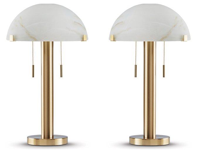 Tobbinsen Lamp Set - Premium Table Lamp Set from Ashley Furniture - Just $141.67! Shop now at Furniture Wholesale Plus  We are the best furniture store in Nashville, Hendersonville, Goodlettsville, Madison, Antioch, Mount Juliet, Lebanon, Gallatin, Springfield, Murfreesboro, Franklin, Brentwood