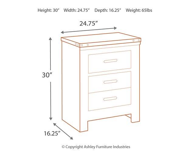 Trinell Nightstand - Premium Nightstand from Ashley Furniture - Just $221.22! Shop now at Furniture Wholesale Plus  We are the best furniture store in Nashville, Hendersonville, Goodlettsville, Madison, Antioch, Mount Juliet, Lebanon, Gallatin, Springfield, Murfreesboro, Franklin, Brentwood