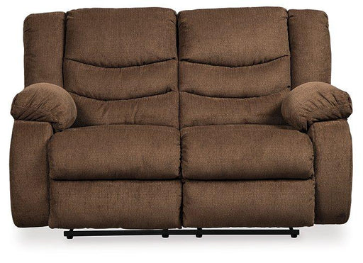 Tulen Reclining Loveseat - Premium Loveseat from Ashley Furniture - Just $624.13! Shop now at Furniture Wholesale Plus  We are the best furniture store in Nashville, Hendersonville, Goodlettsville, Madison, Antioch, Mount Juliet, Lebanon, Gallatin, Springfield, Murfreesboro, Franklin, Brentwood